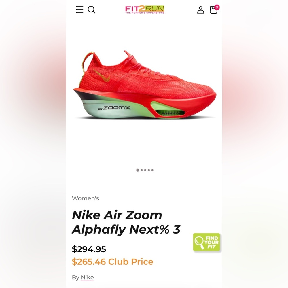 Nike Alphafly 3 Women's Air Zoom - Picture 10 of 10